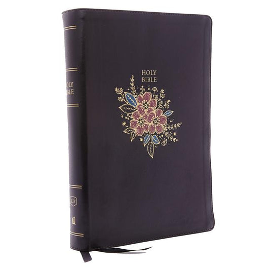 KJV, Deluxe Reference Bible, Super Giant Print, Imitation Leather, Black, Indexed, Red Letter Edition Thomas Nelson