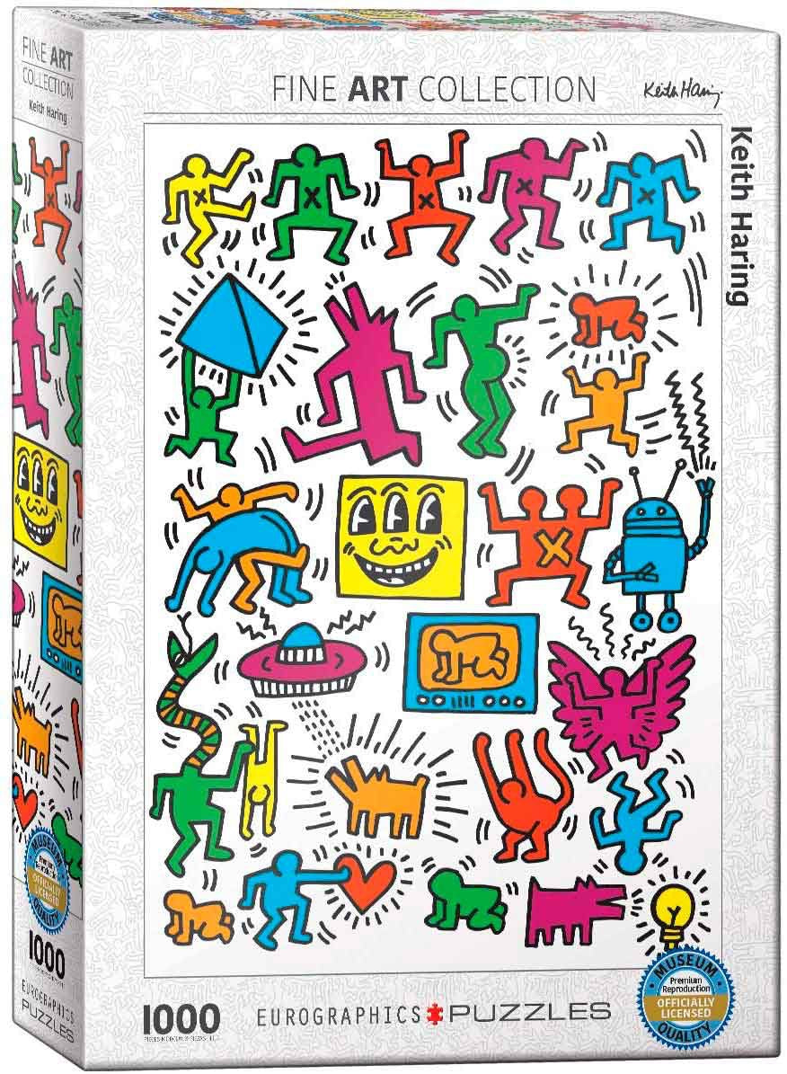 Eurographics Keith Haring Collage Puzzle 1,000 Pieces Eurographics